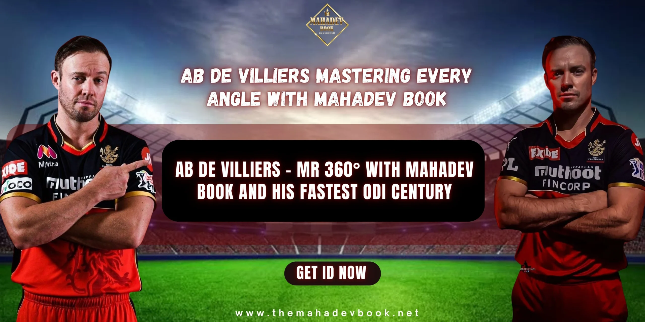 AB de Villiers – Mr. 360° and His Record-Breaking Journey with Mahadev Book