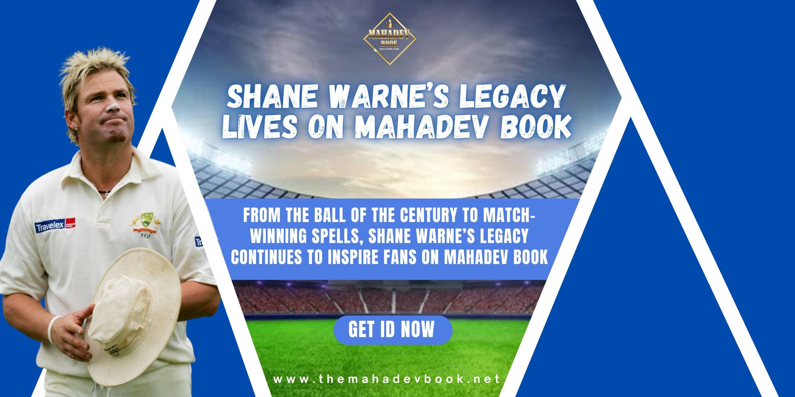 Shane Warne – The Leg Spin King of the Mahadev Book