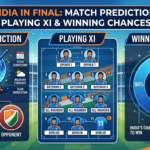 India in Final: Match Prediction, Playing XI & Winning Chances
